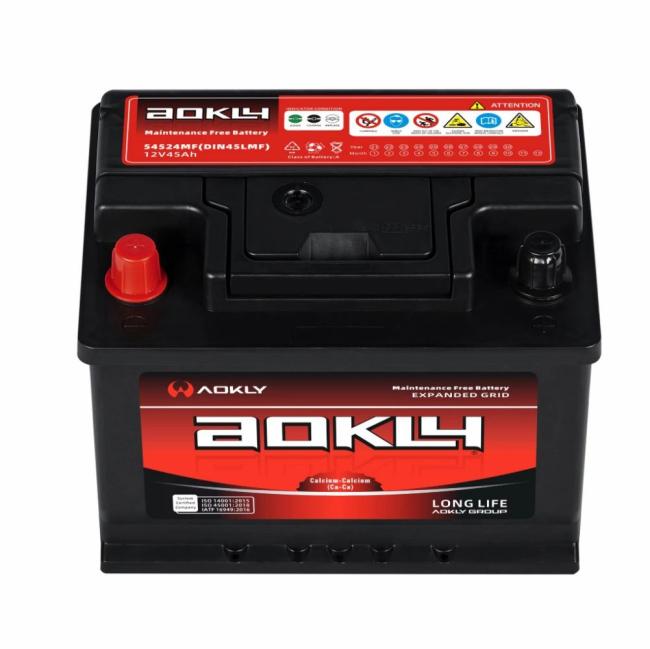 Auto Electrical System |  Aokly 12V 45ah Sealed Lead Acid DIN Series Maintenance Free Car Battery Auto Battery Mf Car Battery DIN Series Lead Acid Battery Lithium Acid Car