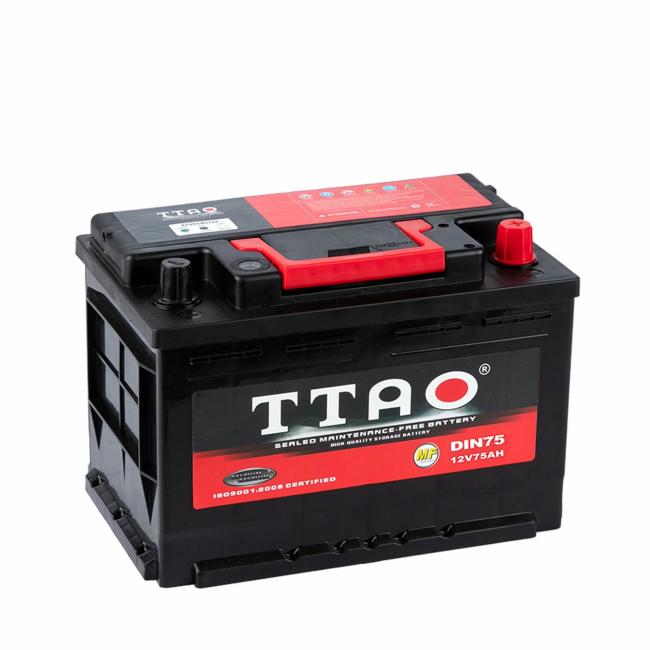 Auto Electrical System |  Factory Supply Lead Acid Car Starting Battery DIN75 12V75ah Car Starting Battery