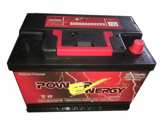 Auto Electrical System |  Powerenergy DIN75mf 12V75ah Lead Acid Maintenance Free Auto Battery