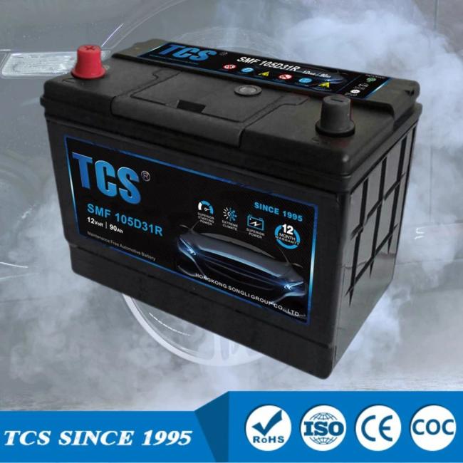 Auto Electrical System |  Tcs 105D31r Japanese JIS Cars/Vehicle Dry Charge Truck Automotive Korean Car Battery for Car Starting Battery