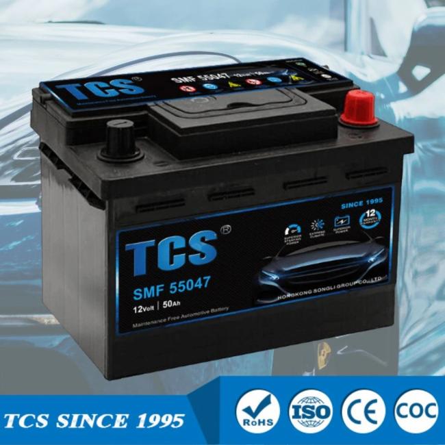 Auto Electrical System |  Tcs DIN Standard 55047mf 12V Auto Hybrid Starter SMF DIN75 Start Stop Automotive Battery