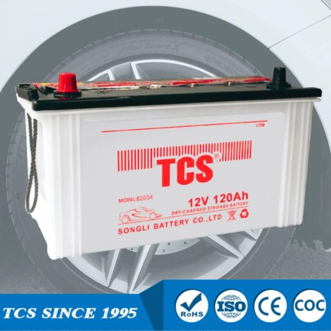 Auto Electrical System |  Tcs Water Consumption 62034 CCA850 120ah AGM Battery Automotive Powder Car Lead Acid Batteries 12V Truck Battery for Truck