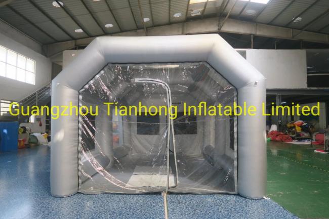 Auto Painting Equipment |  Free Shipping 8X4m Inflatable Paint Booth Inflatable Spray Booth for Cars