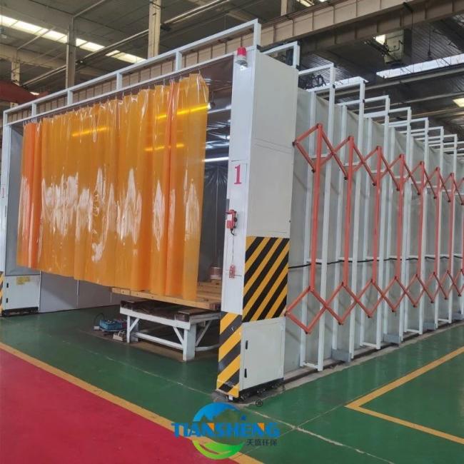 Auto Painting Equipment |  Popular Style Collapsible Retractable Paint Oven Mobile Paint Booth Telescopic Spray Booth