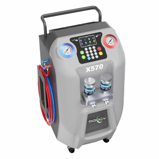 Automotive Test Equipment |  2021 Popular CE Mini Can Quantitative Filled Fully Automatic A/C Refrigerant Recovery Machine X570