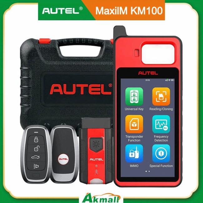 Automotive Test Equipment |  9% off Autel Maxiim Km100 Universal Key Programmer Kit Support Transponder Reading/Cloning and IMMO Learning