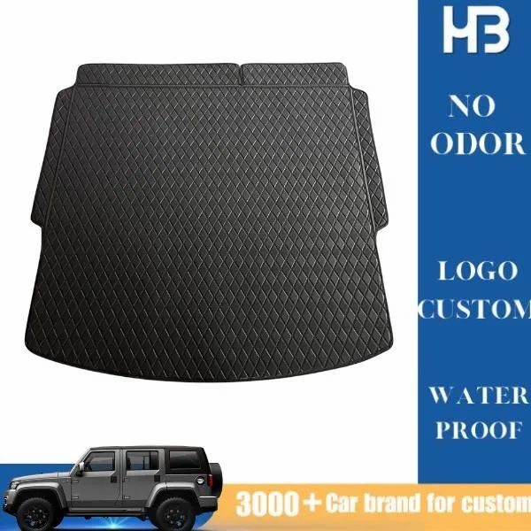 Car Decoration |  2024 Custom Logo Leather Car Carpet Mat for Bj40 X55 X35