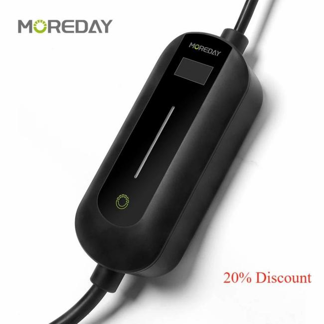 Car Electronics |  Best Price IP 66 10A 16A 3.5kw Adjustable Portable EV Charger