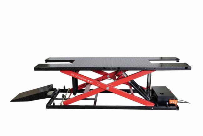 Car Lift |  1200kg Large Table Top Heavy Duty Locomotive Maintenance Lifts Motorcycle Maintenance Heavy Hydraulic Scissor Motorcycle Lift