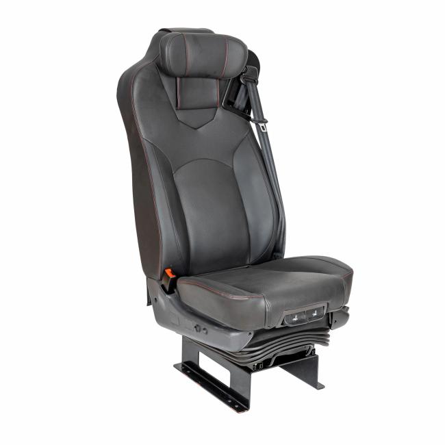 Car Seat |  Manufacturer PVC Black Driver Vehicle Seat for Bus Truck