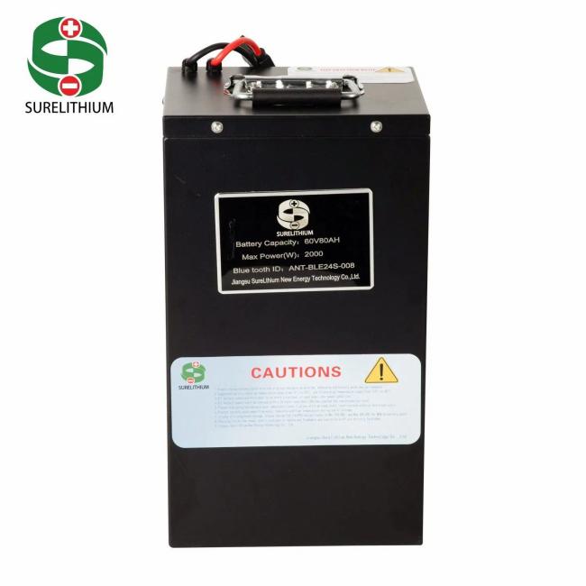 Motorcycle Battery |  Factory Manufactured Lightweight Design Power Battery 60V80ah Electric Scooter Lithium Battery