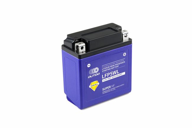 Motorcycle Battery |  Outdo LFP5wl Lithium Iron Phosphate Starting Battery with Adoption of LiFePO4 Cell