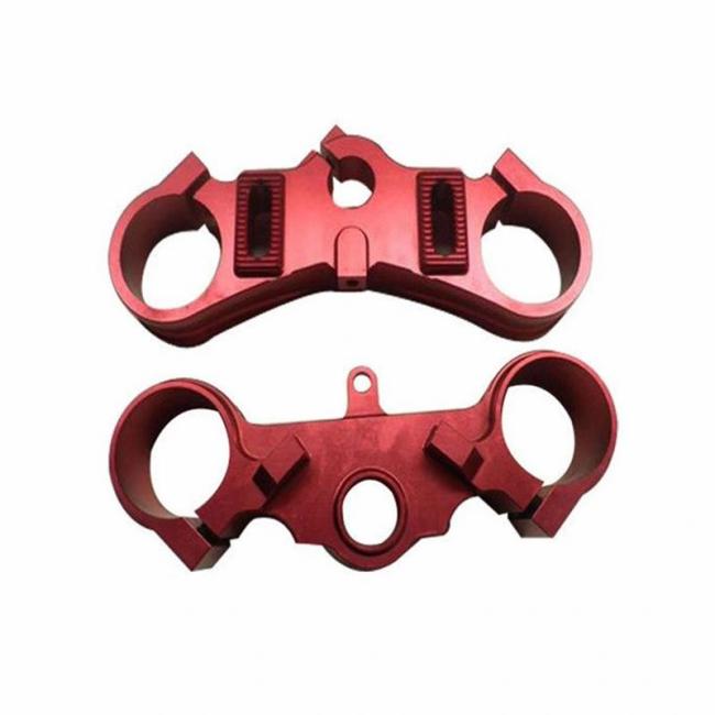 Motorcycle Body Parts |  CNC Machining Aluminium Alloy Anodized Motorcycle Triple Tree Clamps