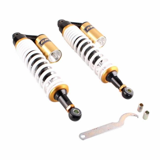 Motorcycle Shock Absorber |  410mm Rear Shock Suspension Absorbers for Quadsport Z400 Ltz400 2003-2014 ATV White