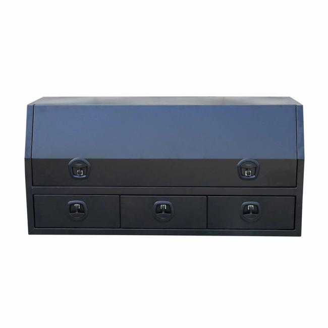 Car Accessories |  Aluminum Storage Truck Toolboxes with Shelf and Drawers at-X1705382sct-Bk